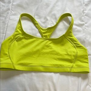 Hanes Neon Yellow Sports Bra